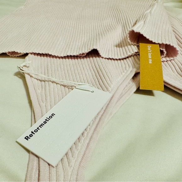 NWT Reformation Heron Cotton Sweater Dress - Picture 3 of 3